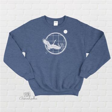 Crane and Moon Crewneck Sweatshirt