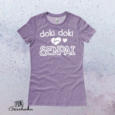 Doki Doki for Senpai Ladies T-shirt