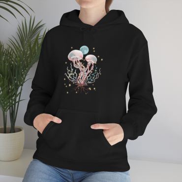 Jellyfish Evolution Pullover Hoodie