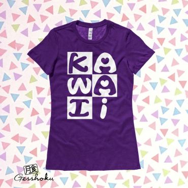 Kawaii Block Ladies T-shirt