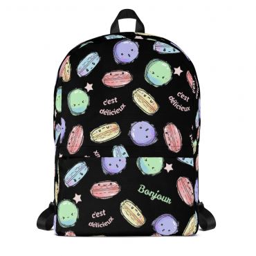 Delicious Macarons Classic Backpack with Laptop Sleeve