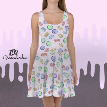 Delicious Macarons Skater Dress