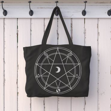 Magic Circle Large Tote Bag