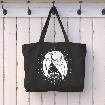 Moon Goddess Large Tote Bag