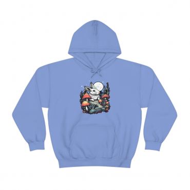 Mushroomcore Rabbit Pullover Hoodie