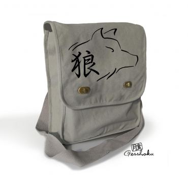 Ookami Wolf Kanji Field Bag