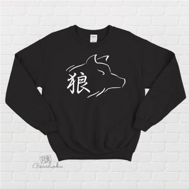 Ookami Wolf Crewneck Sweatshirt