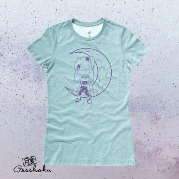 Pastel Moon Ladies T-shirt