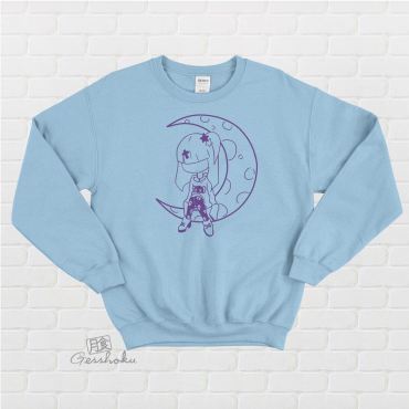 Pastel Moon Crewneck Sweatshirt
