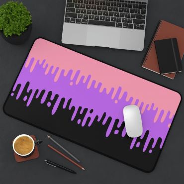 Pastel Dripping Slime Desk Mat