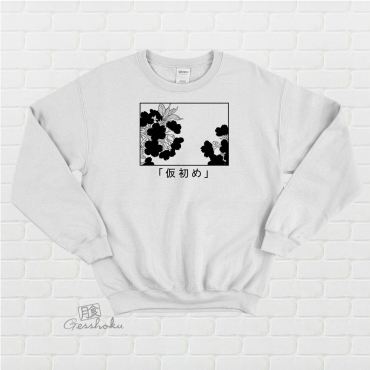 Sakura Aesthetic Crewneck Sweatshirt "Transience"