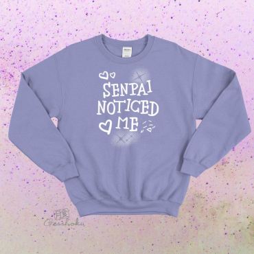 Senpai Noticed Me Crewneck Sweatshirt