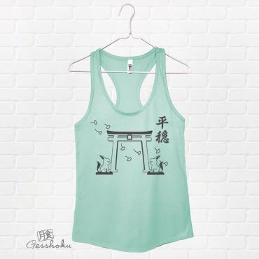 Tranquility Shrine Gate Flowy Tank Top