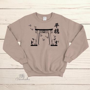 Tranquility Shrine Gate Crewneck Sweatshirt