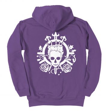 Skull King Emblem Zip Hoodie