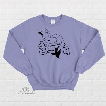 Sleepy Kitsune Crewneck Sweatshirt