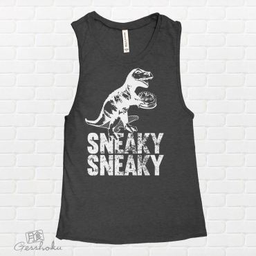 Sneaky Dino Sleeveless Tank Top