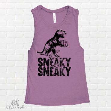 Sneaky Dino Sleeveless Tank Top