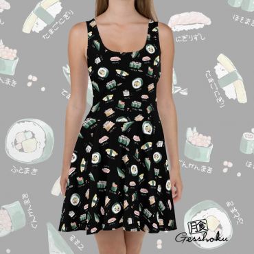 Sushi Types Skater Dress