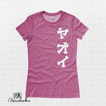 Yaoi Katakana Ladies T-shirt
