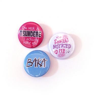 Tsundere Pin Set