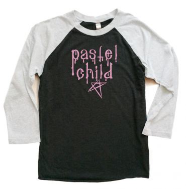 Pastel Child Raglan T-shirt 3/4 Sleeve
