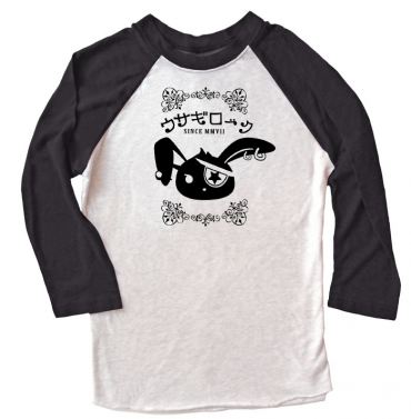 Usagi Rock Raglan T-shirt 3/4 Sleeve