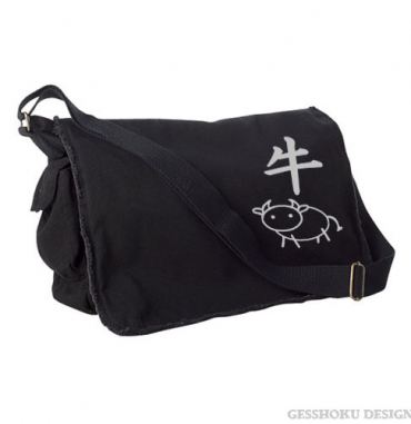 Year of the Ox Chinese Zodiac Messenger Bag