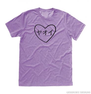 Yaoi Heart Katakana T-shirt