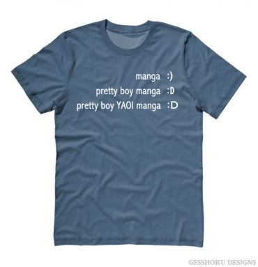 Yaoi Manga Emoticon T-shirt