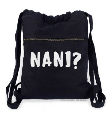 Nani? Cinch Backpack (text version)