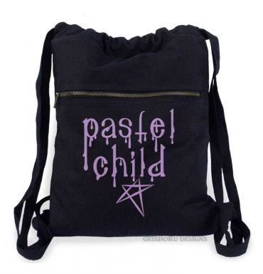 Pastel Child Cinch Backpack