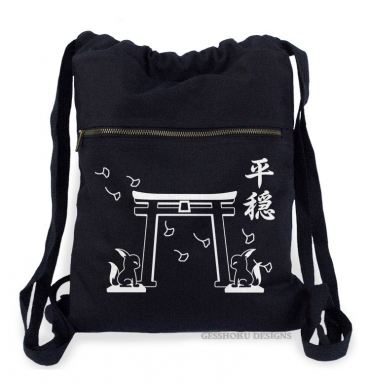 Tranquility Shrine Gate Cinch Backpack