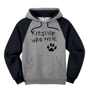 Kitsune Was Here Colorblock Hoodie