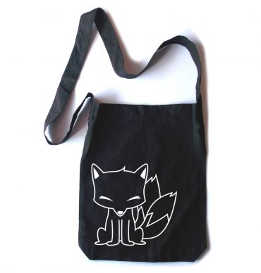 Chibi Kitsune Crossbody Tote Bag