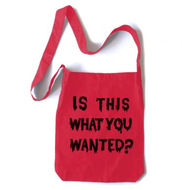 Is ThiS WHaT YoU wANTed? Crossbody Tote Bag