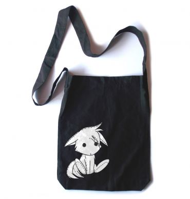 Plush Kitsune Crossbody Tote Bag