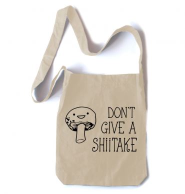 Don't Give a Shiitake Crossbody Tote Bag