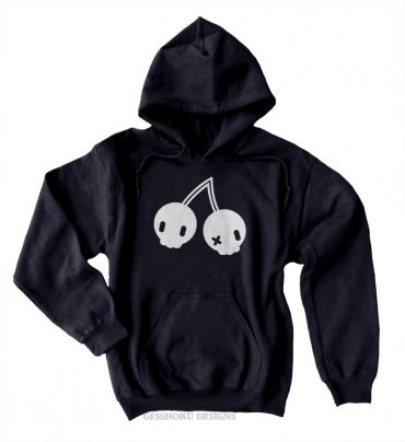 Cherry Skulls Pullover Hoodie