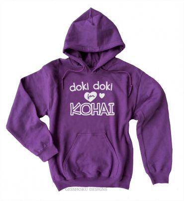 Doki Doki for Kohai Pullover Hoodie