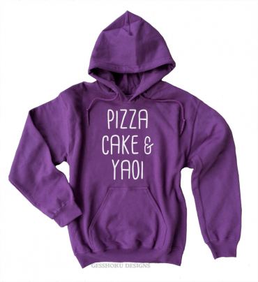 Pizza Cake & YAOI Pullover Hoodie