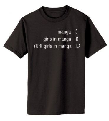 Yuri Manga Emoticon T-shirt