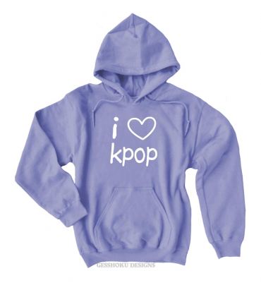 I Love Kpop Pullover Hoodie