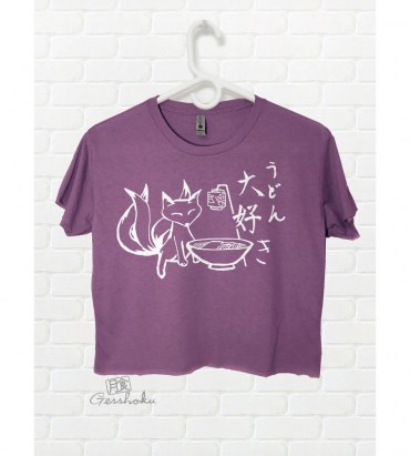 Kitsune Udon Crop Top T-shirt