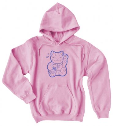 Maneki Neko Pullover Hoodie