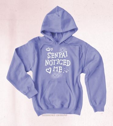 Senpai Noticed Me Pullover Hoodie