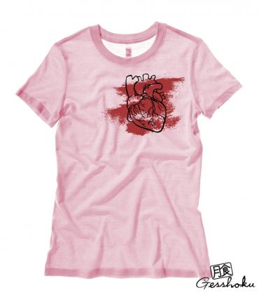 Laid My Heart Bare Ladies T-shirt