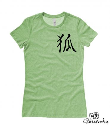 Kitsune Kanji Ladies T-shirt