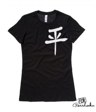 Peace Kanji Ladies T-shirt