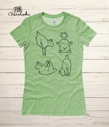 Yoga Goats Ladies T-shirt